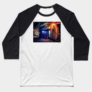 Irish Pub, Manhattan, New York City Baseball T-Shirt